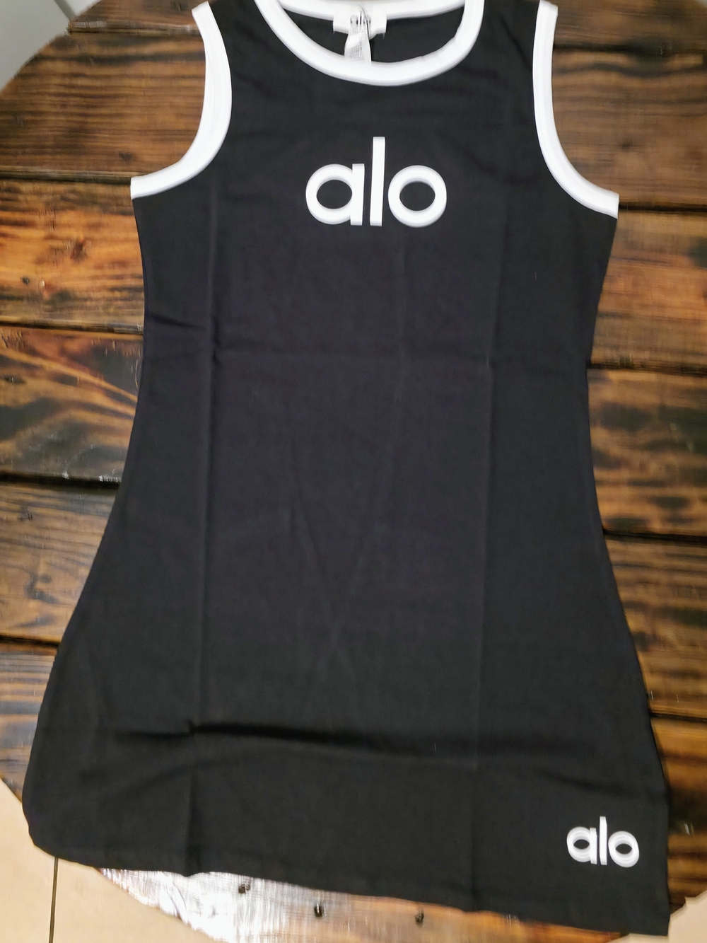 ALO Yoga Black & White Mini Dress ( Only Med & XL)